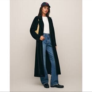 Reformation Black Trench Coat
